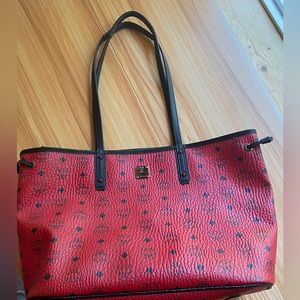 MCM Tote handbag- Red and Reversible